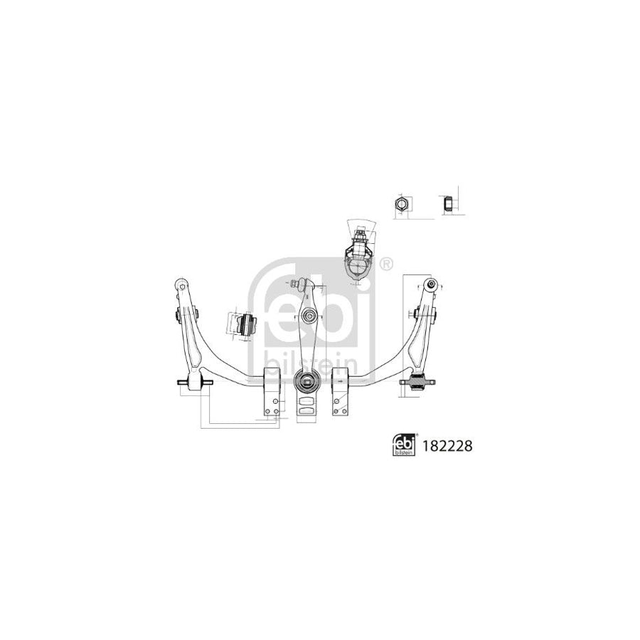 Febi Bilstein 182228 Suspension Arm