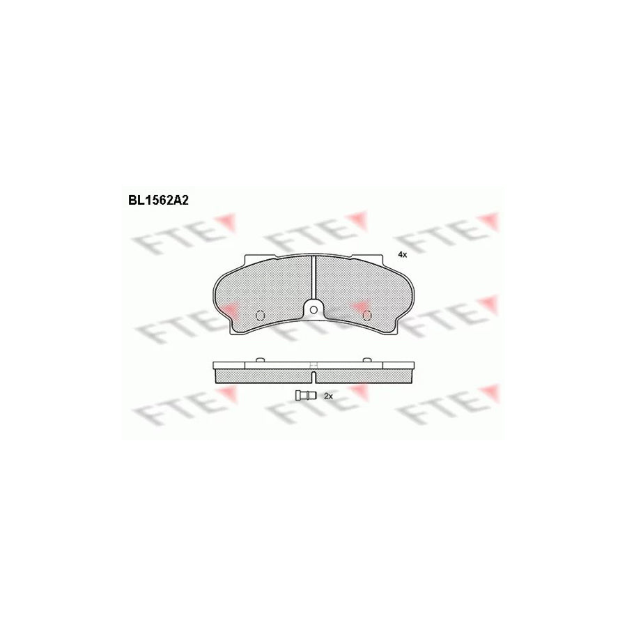 Fte BL1562A2 Brake Pad Set | ML Performance UK Car Parts