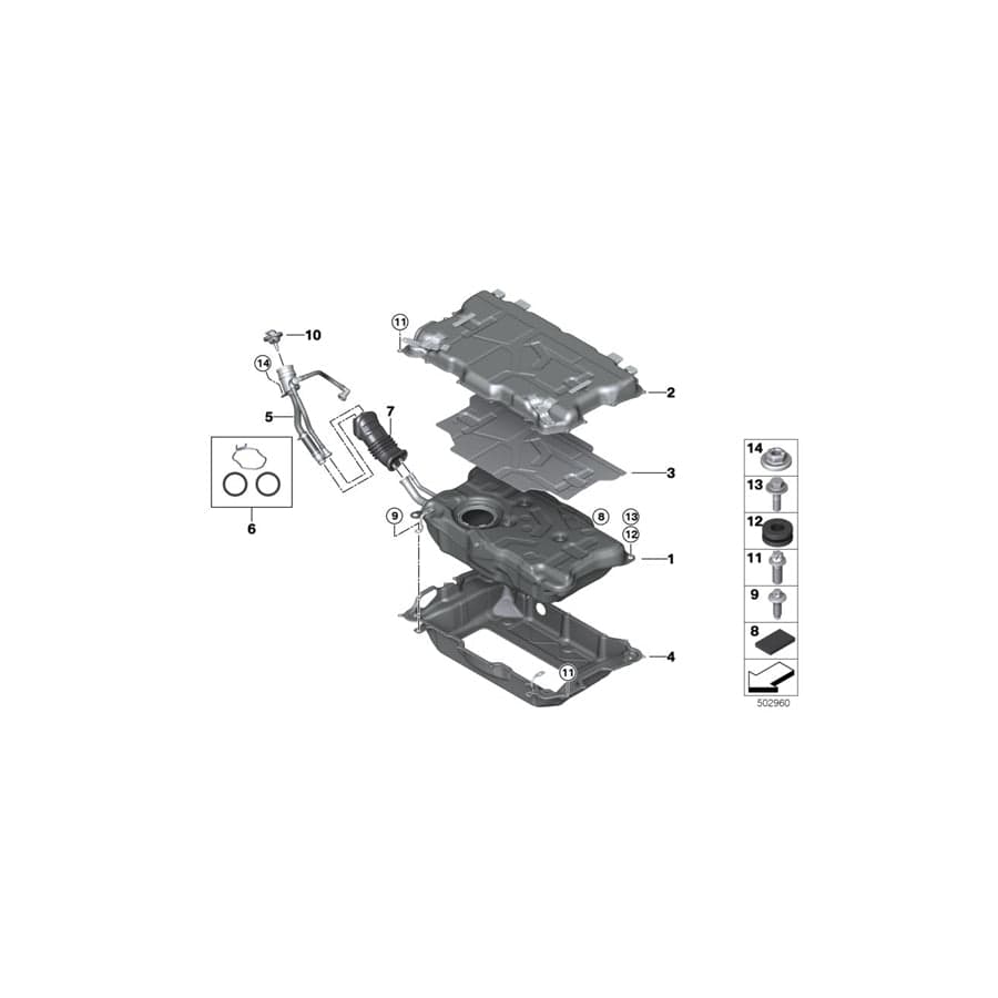 Genuine BMW 16119425959 G01 Frame (Inc. X3 30eX) | ML Performance UK Car Parts