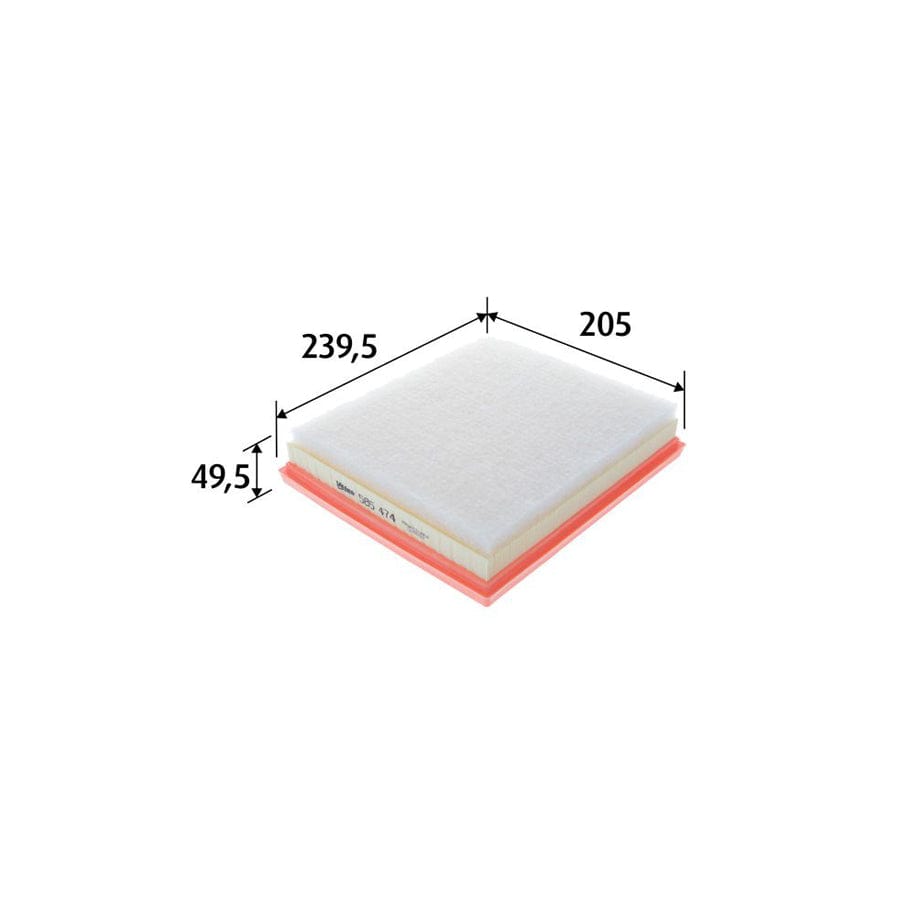 VALEO 585474 Air Filter | ML Performance UK Car Parts