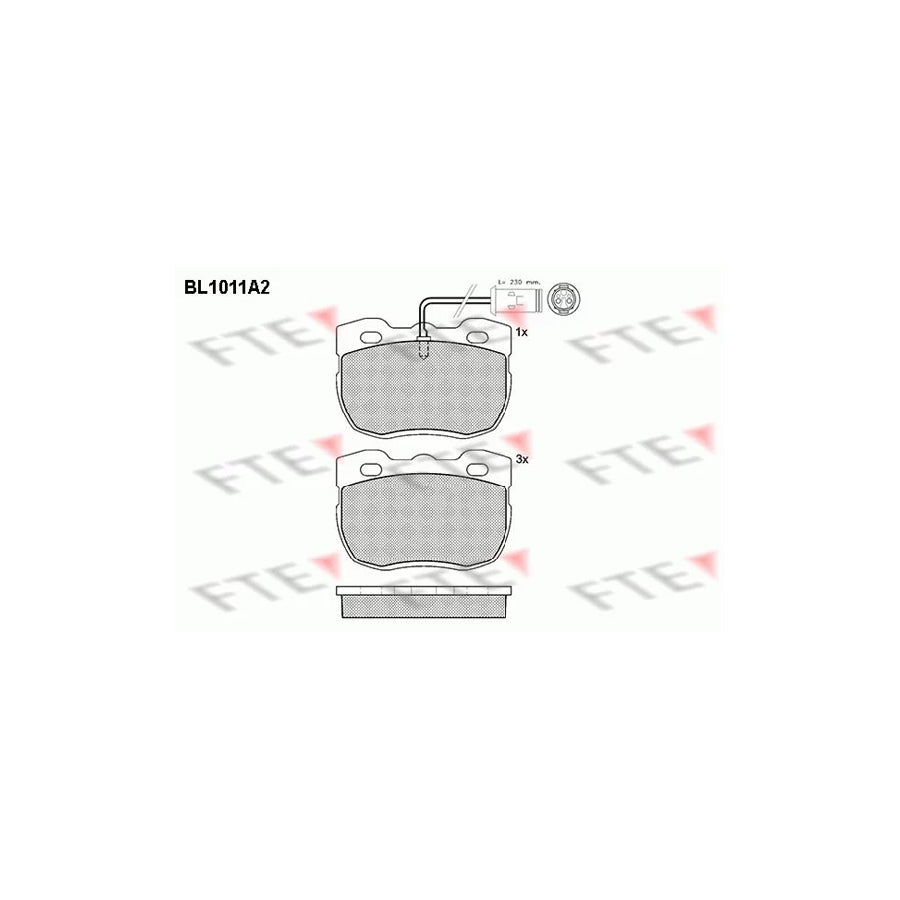 Fte 9010005 Brake Pad Set | ML Performance UK Car Parts