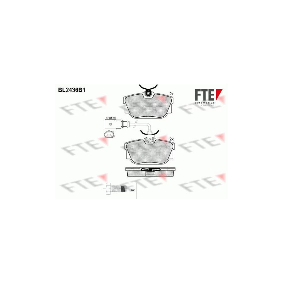 Fte BL2436B1 Brake Pad Set | ML Performance UK Car Parts