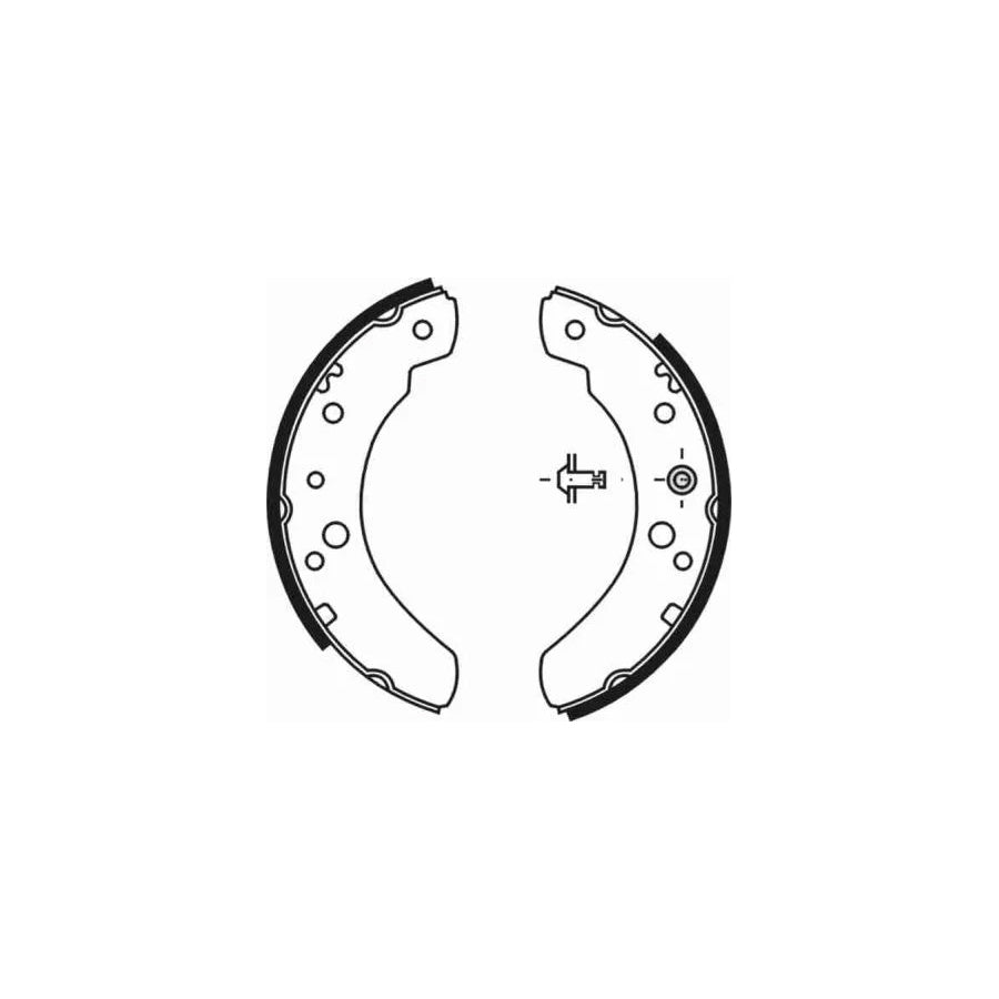 ABE C0G017ABE Brake Shoe Set