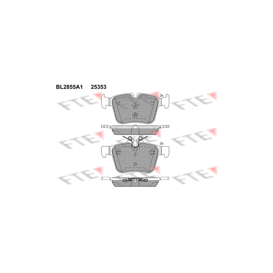 Fte 9011028 Brake Pad Set Suitable For Mercedes-Benz C-Class | ML Performance UK Car Parts