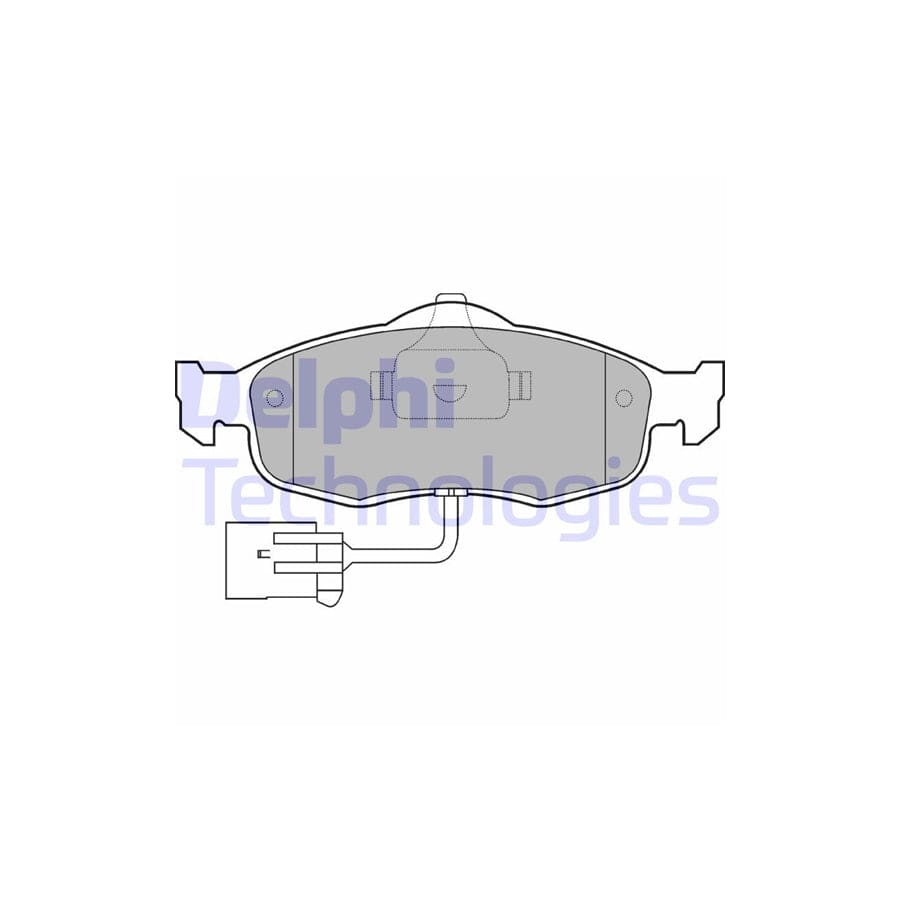 Delphi Lp781 Brake Pad Set