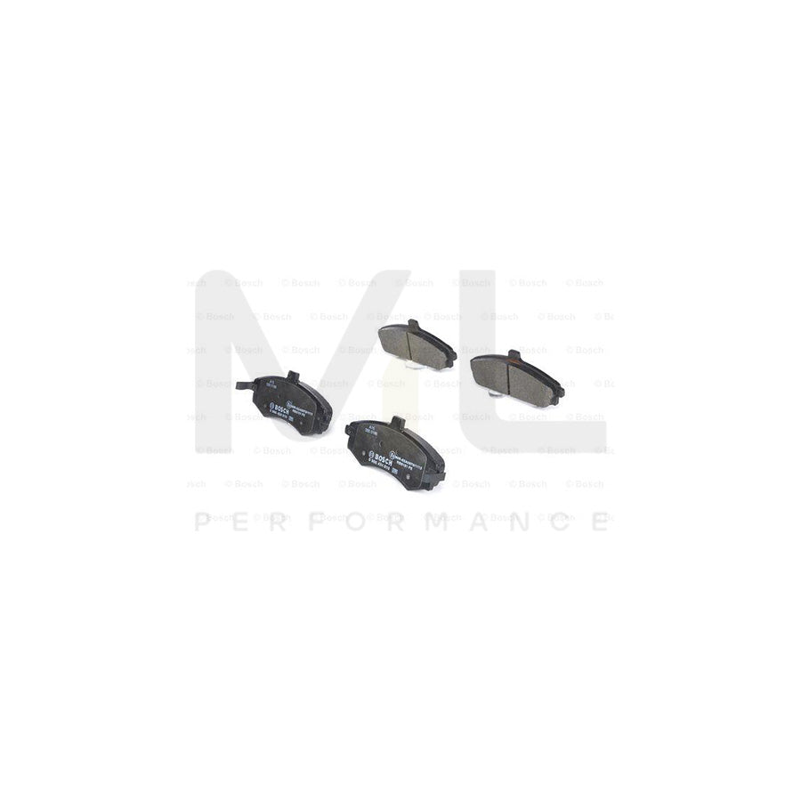 Bosch 0986424810 Brake Pad Set With Acoustic Wear Warning, With Anti-Squeak Plate BP948 | ML Performance Car Parts