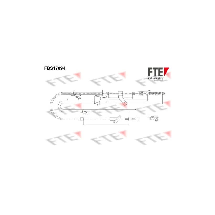 Fte FBS17094 Hand Brake Cable | ML Performance UK Car Parts