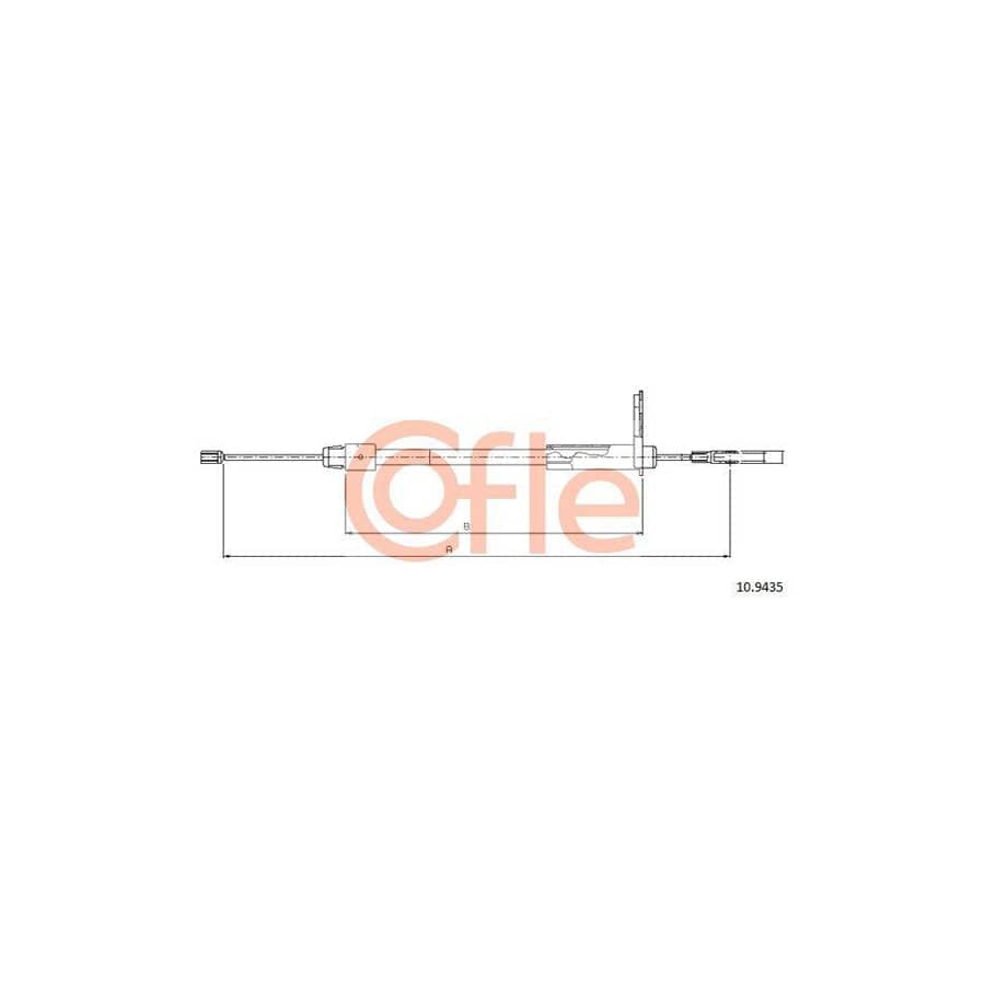 Cofle 92.10.9435 Hand Brake Cable