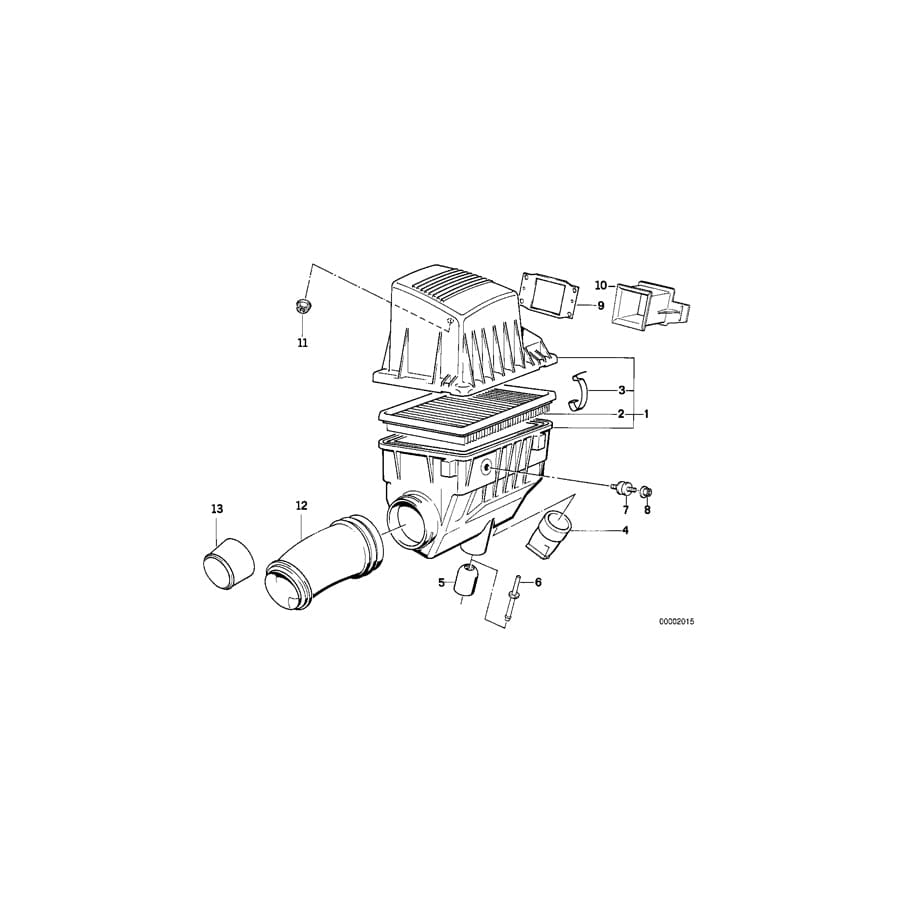 Genuine BMW 13711730279 E34 E32 E36 Zyklon Pre Separator KNECHT (Inc. 730iL, 318i & 318is) | ML Performance UK Car Parts