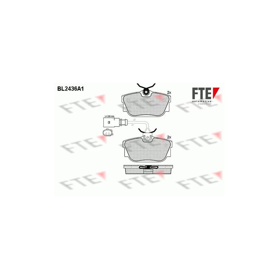 Fte BL2436A1 Brake Pad Set | ML Performance UK Car Parts