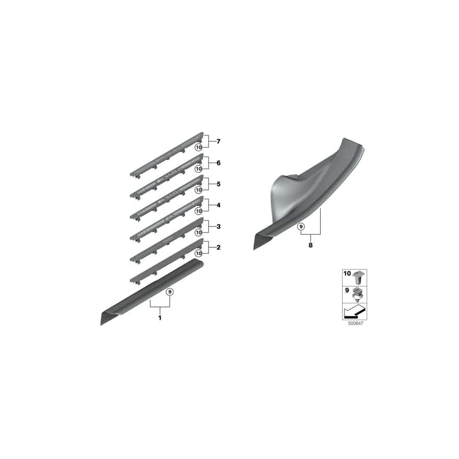 Genuine BMW 51477447096 G20 G21 Clip (Inc. 330i, 320dX & 330e) | ML Performance UK Car Parts