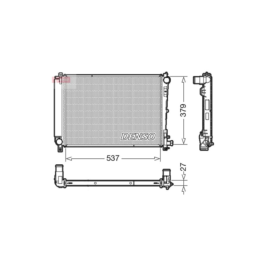 Denso DRM06003 Drm06003 Engine Radiator For Chrysler Voyager Iv (Rg, Rs) | ML Performance UK