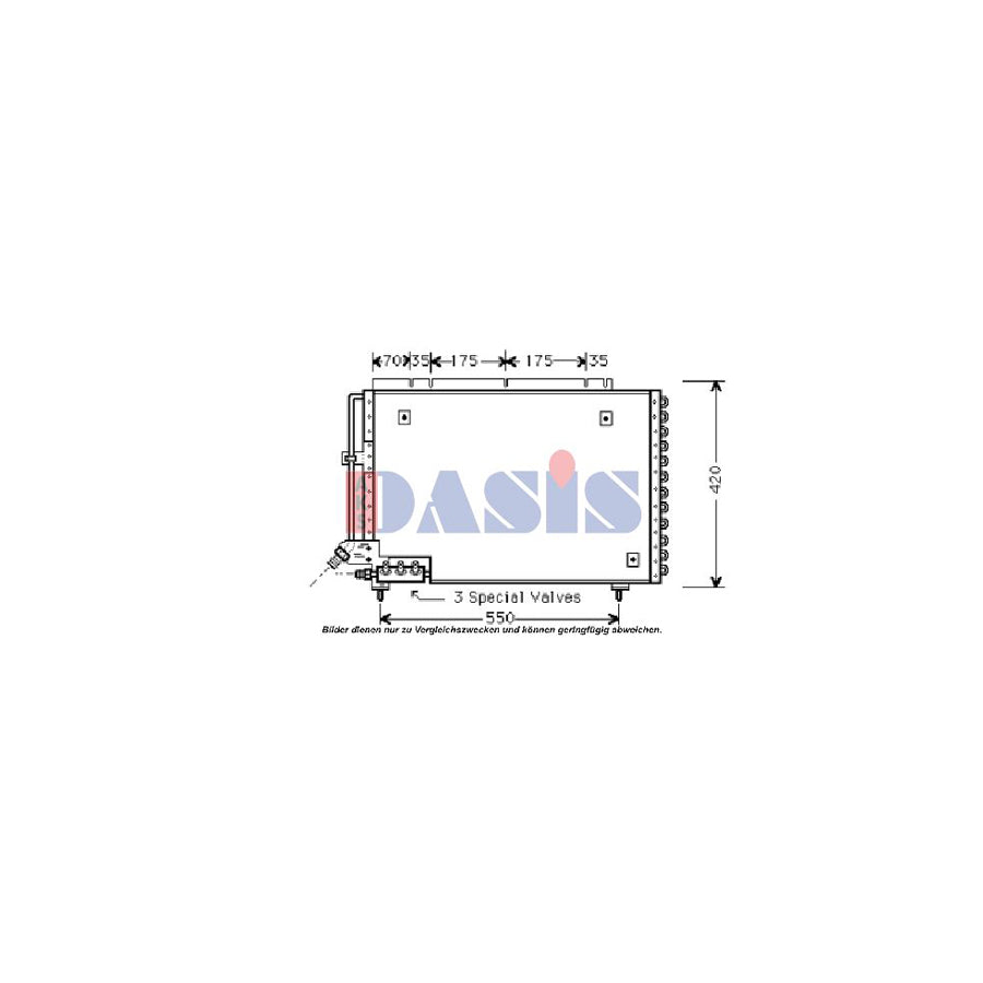 AKS Dasis 222100N Air Conditioning Condenser | ML Performance UK