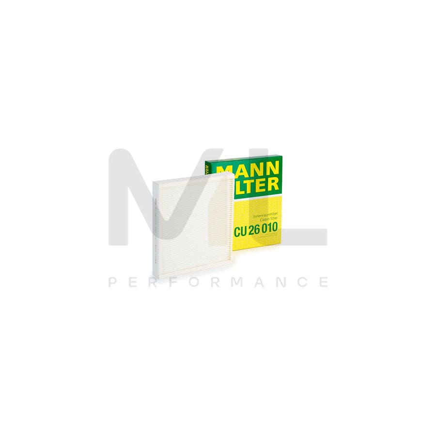 MANN-FILTER CU 26 010 Pollen filter Particulate Filter | ML Performance Car Parts