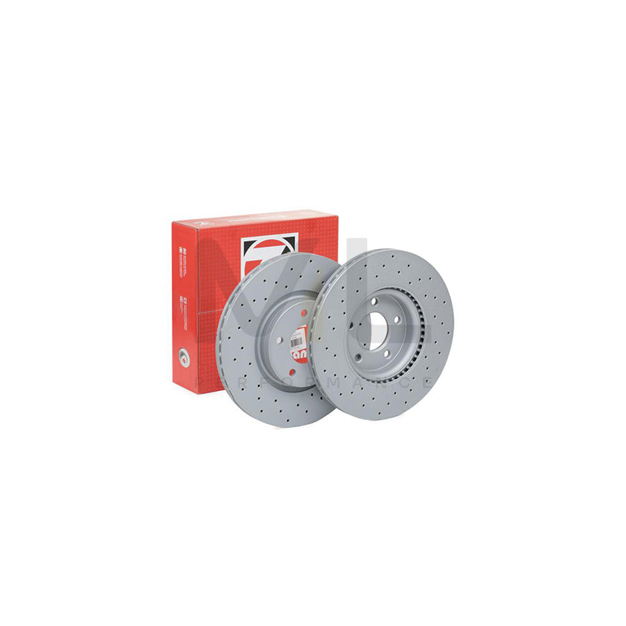 ZIMMERMANN SPORT COAT Z 370.3084.52 Brake Disc for MAZDA 3 Internally Vented, Perforated, Coated, High-carbon | ML Performance Car Parts