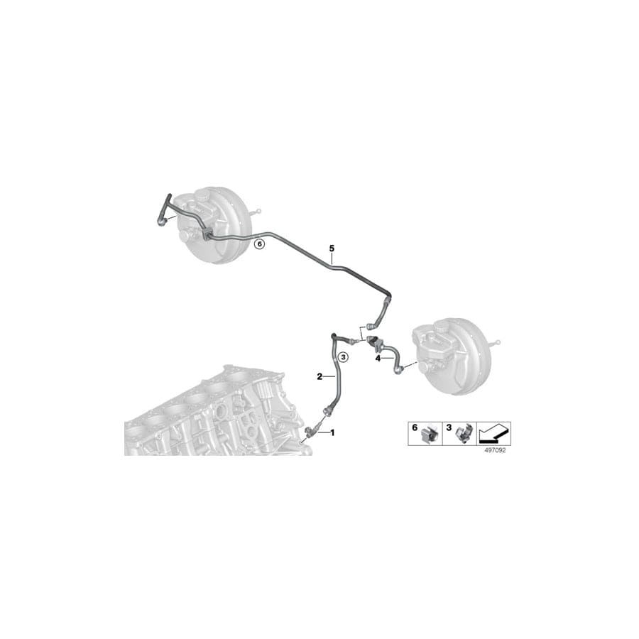 Genuine BMW 11668092846 Non-Return Valve (Inc. X3 M & X4 M) | ML Performance UK Car Parts