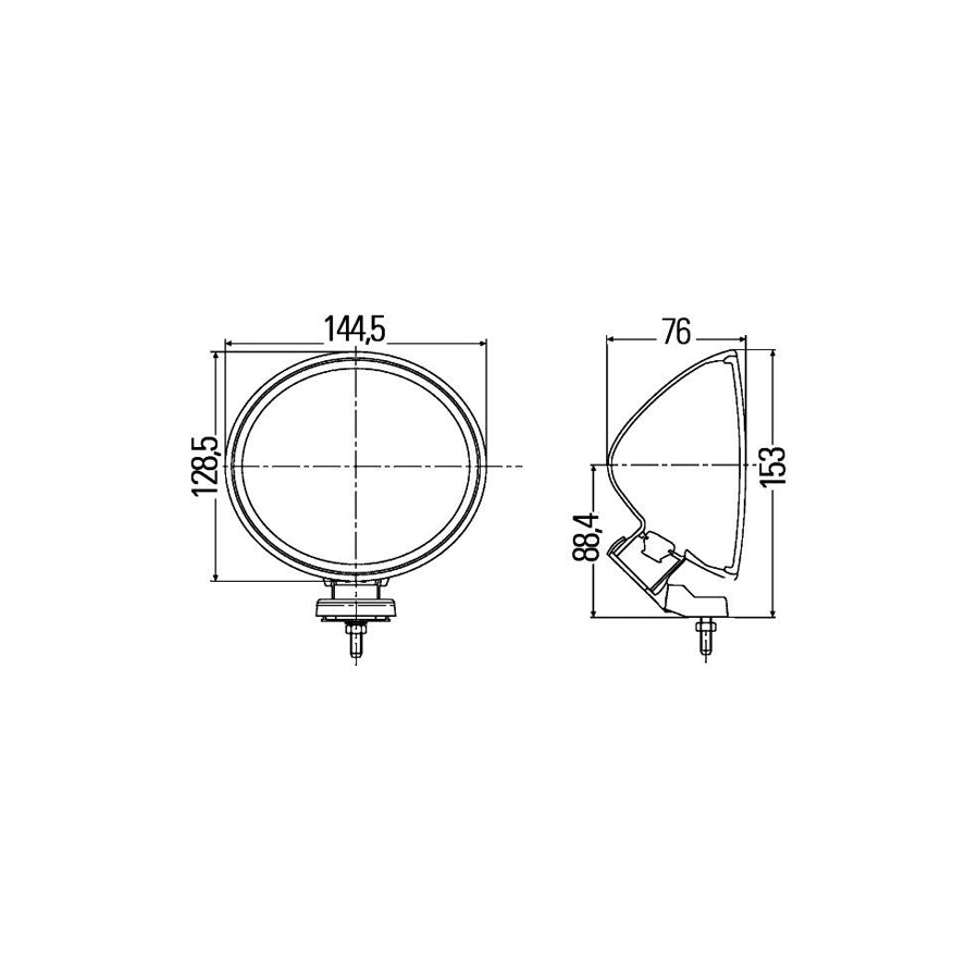 Hella 1N4 007 893-051 Fog Light