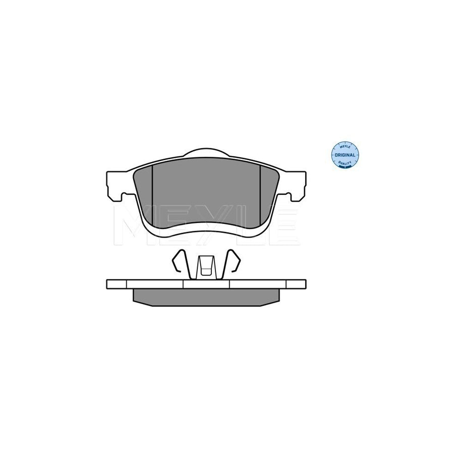 Meyle 025 247 2720/W Brake Pad Set