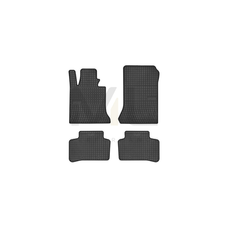 FROGUM Tailored 547136 Floor mat set suitable for MERCEDES-BENZ GLK (X204) Elastomer, Front and Rear, Quantity: 4, Black | ML Performance Car Parts