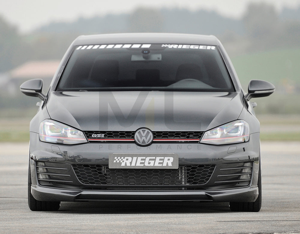 Rieger 00059560 VW Mk7 Golf Front Splitter (GTI & GTD) 2 | ML Performance UK Car Parts