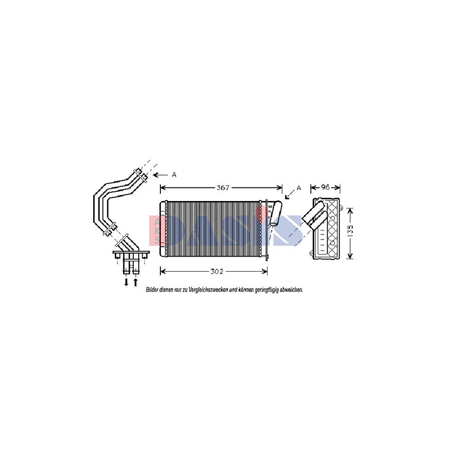 AKS Dasis 189220N Heater Matrix For Renault Laguna | ML Performance UK