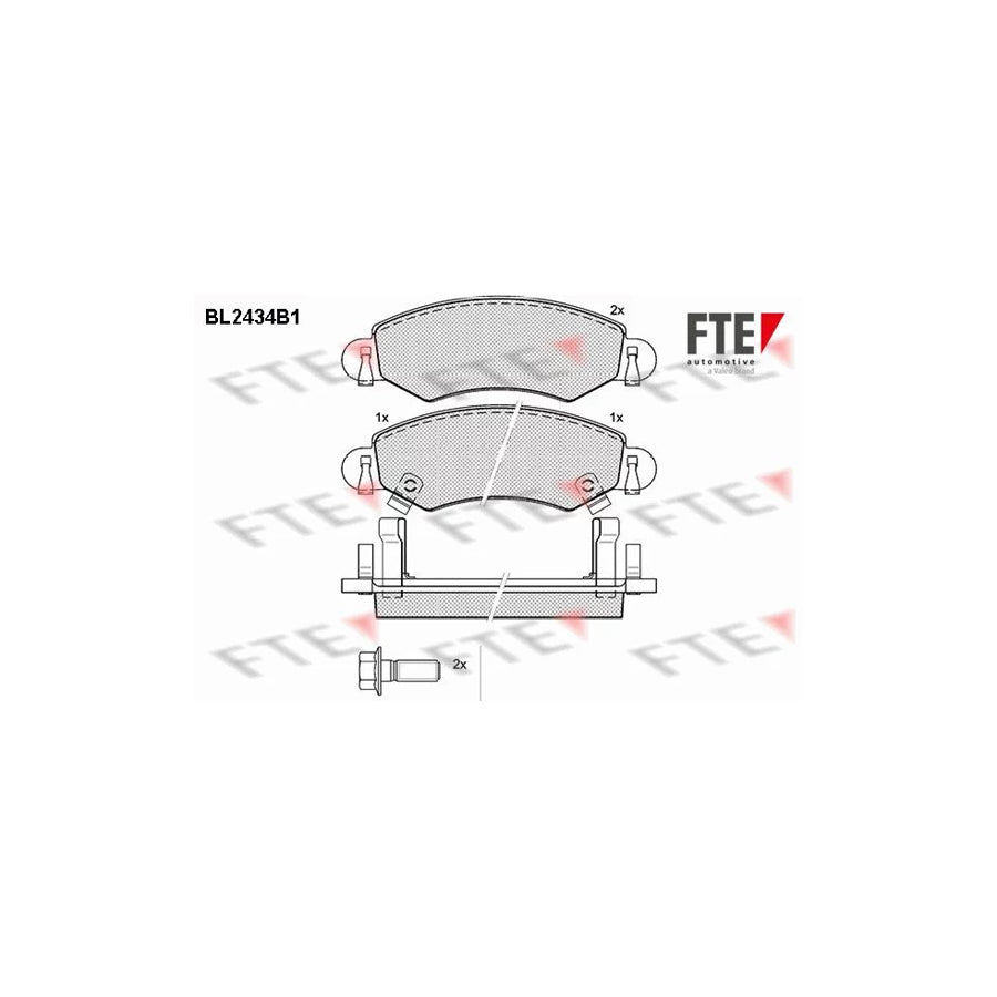 Fte BL2434B1 Brake Pad Set | ML Performance UK Car Parts