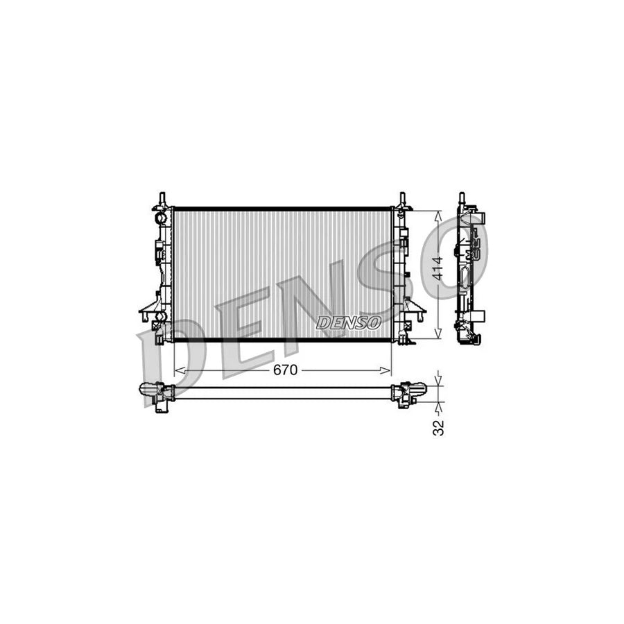 Denso DRM23084 Drm23084 Engine Radiator | ML Performance UK