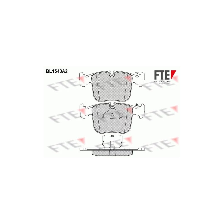 Fte BL1543A2 Brake Pad Set | ML Performance UK Car Parts