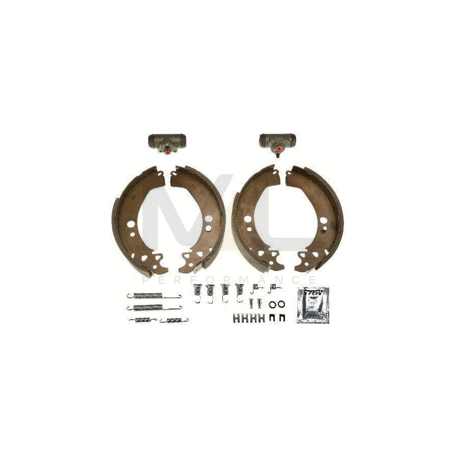 TRW Brake Kit BK1256 Brake Shoe Set for PEUGEOT J9 with wheel brake cylinder | ML Performance Car Parts