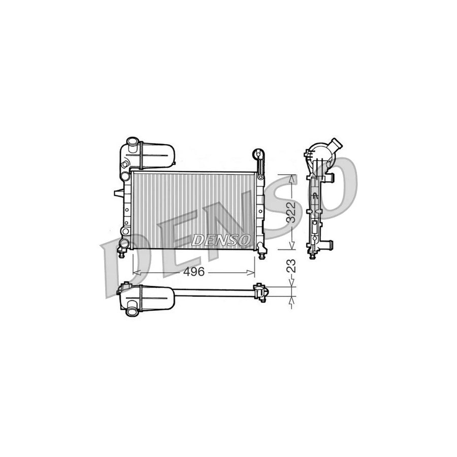 Denso DRM09133 Drm09133 Engine Radiator | ML Performance UK