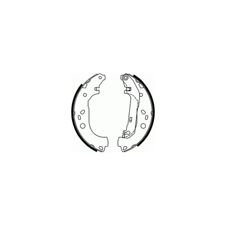 ABE C0G050ABE Brake Shoe Set