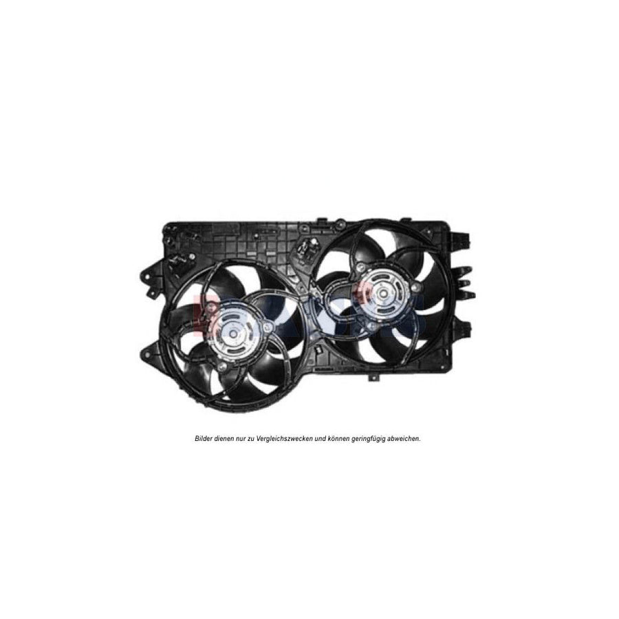 AKS Dasis 088004N Fan, Radiator For Fiat Grande Punto Hatchback (199) | ML Performance UK