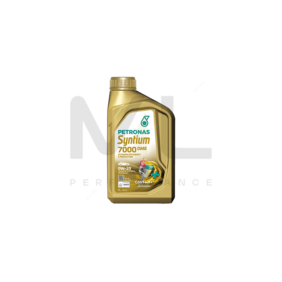 PETRONAS Syntium 7000 DME 0W-20 Fully Synthetic Car Engine Oil 1l | Engine Oil | ML Car Parts UK | ML Performance