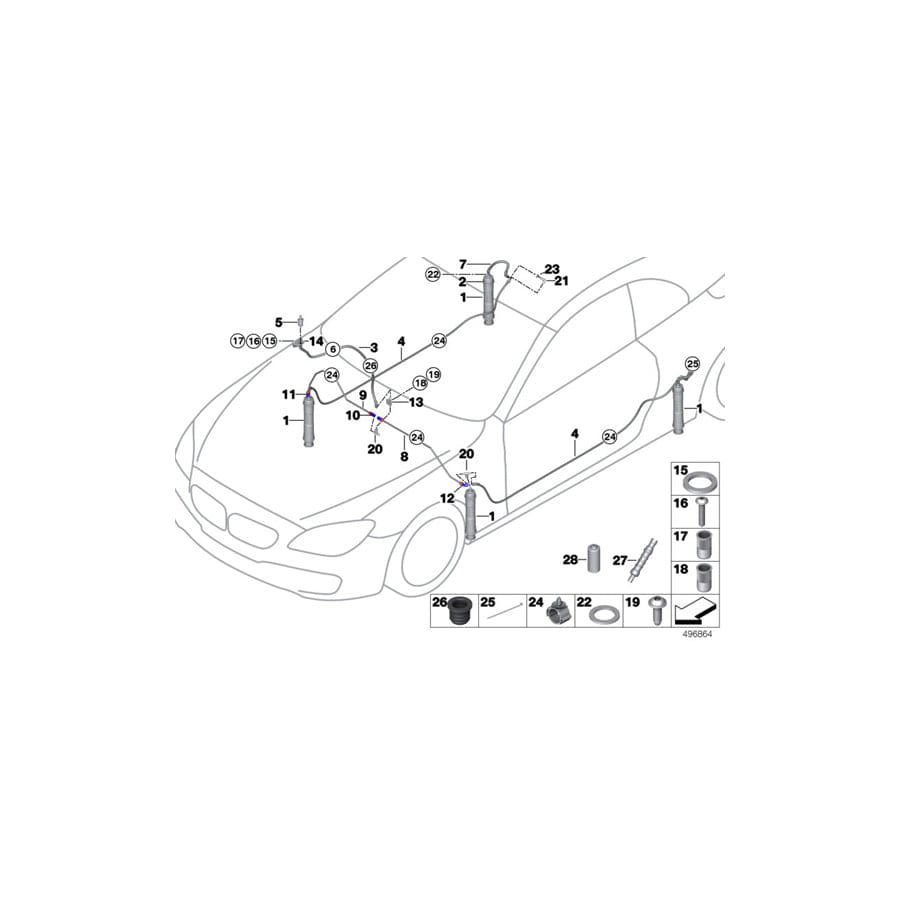 Genuine BMW 16127767222 Union 1001-06D R010 (Inc. M6 GT3) | ML Performance UK Car Parts