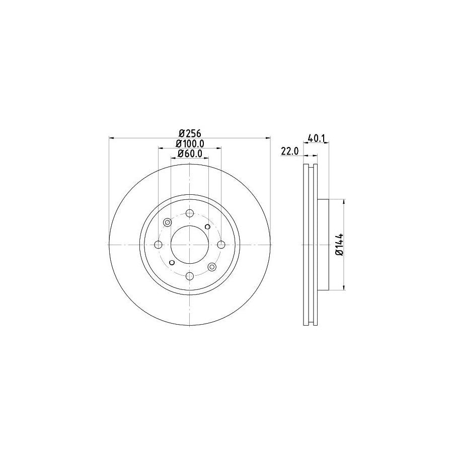 Hella 8FT 351 335-191 Dryer, Air Conditioning