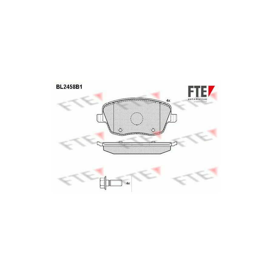 Fte BL2458B1 Brake Pad Set | ML Performance UK Car Parts