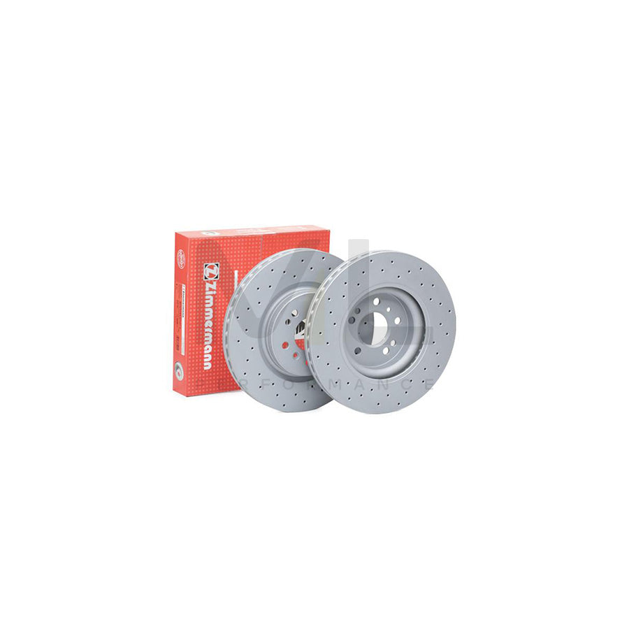 ZIMMERMANN SPORT COAT Z 400.3648.52 Brake Disc Internally Vented, Perforated, Coated, High-carbon | ML Performance Car Parts