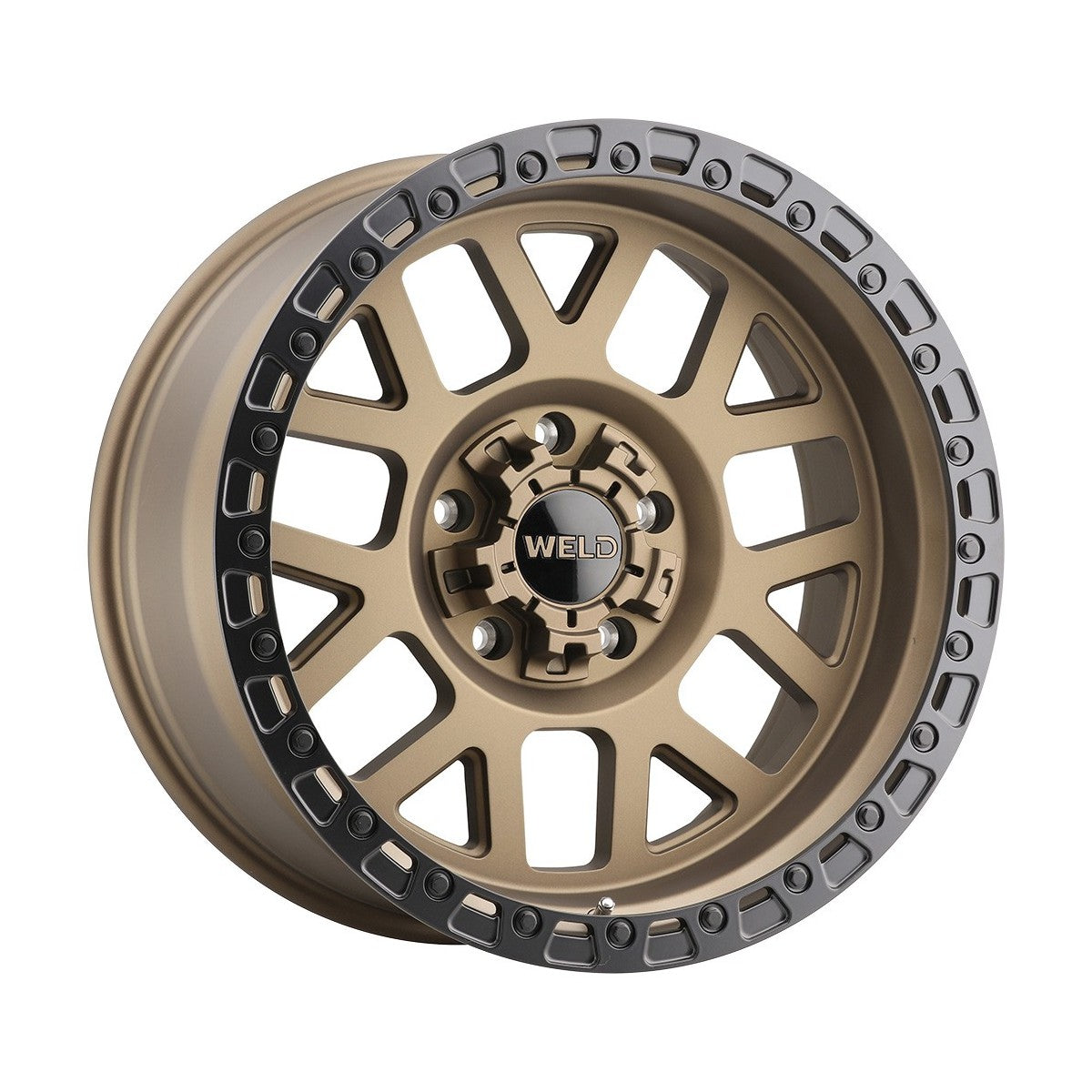 Weld W11500057475 Cinch W115 Wheel 20x10 5x127 ET-18 BS4.75 Satin Bronze - Satin Black