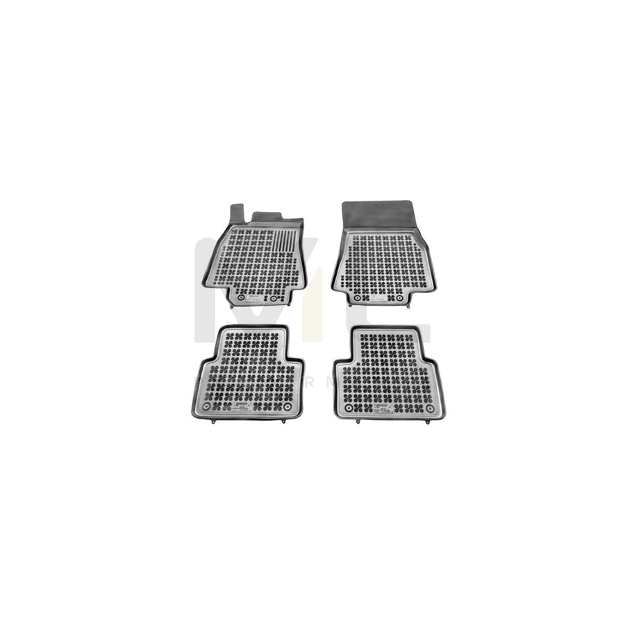 REZAW PLAST Tailored 201704 Floor mat set suitable for MERCEDES-BENZ A-Class (W169) Elastomer, Front and Rear, Quantity: 4, Black | ML Performance Car Parts