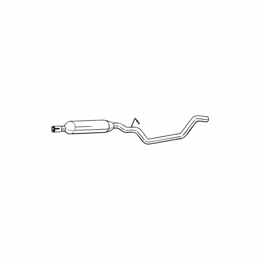 Bosal 283-937 Middle Silencer For Vw Passat