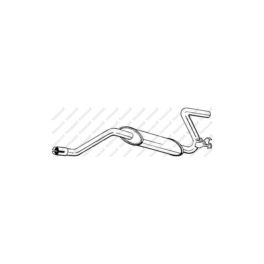 Bosal 100-323 Rear Silencer