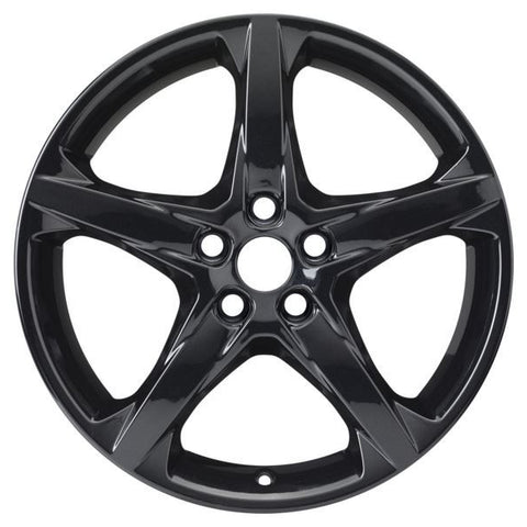 GENUINE FORD 2237395 x4 SET OF 4 FOCUS - FOCUS ST - C-MAX ALLOY WHEEL 18" 5-SPOKE DESIGN, PANTHER BLACK, 2010 - 2018 | ML Performance UK