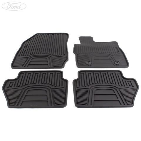 GENUINE FORD 2179014 ECOSPORT FRONT & REAR CONTOURED RUBBER FLOOR MATS KIT 2017 | ML Performance UK