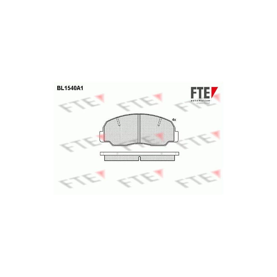 Fte BL1540A1 Brake Pad Set | ML Performance UK Car Parts