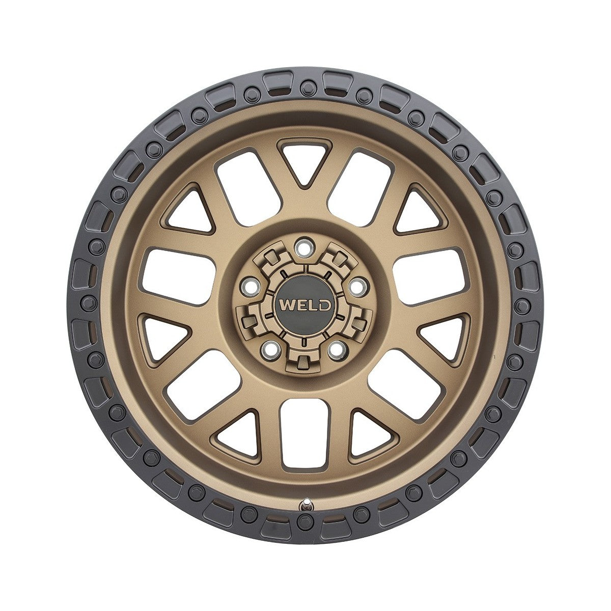 Weld W11500057475-P2 Cinch W115 Wheel 20x10 5x139.7 ET-18 BS4.75 Satin Bronze - Satin Black