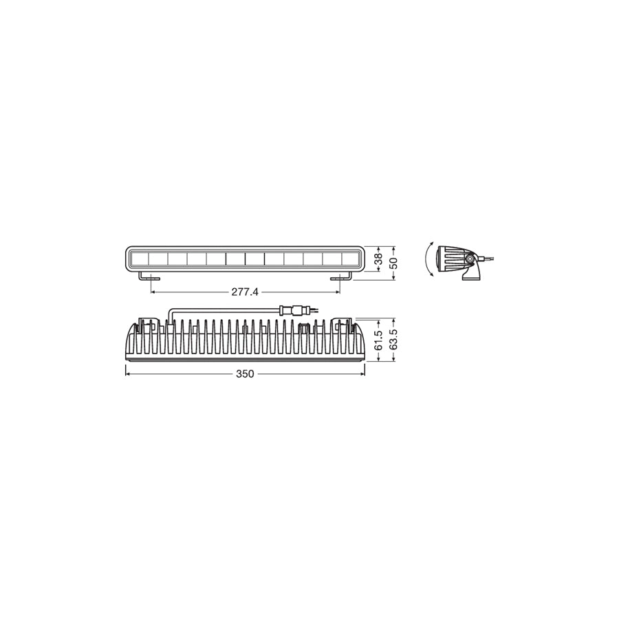 OSRAM  Ledriving Driving Lights Slim Series Leddl106 Cb Led Bar