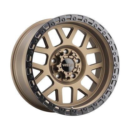 Weld W11500057475-P2 Cinch W115 Wheel 20x10 5x139.7 ET-18 BS4.75 Satin Bronze - Satin Black