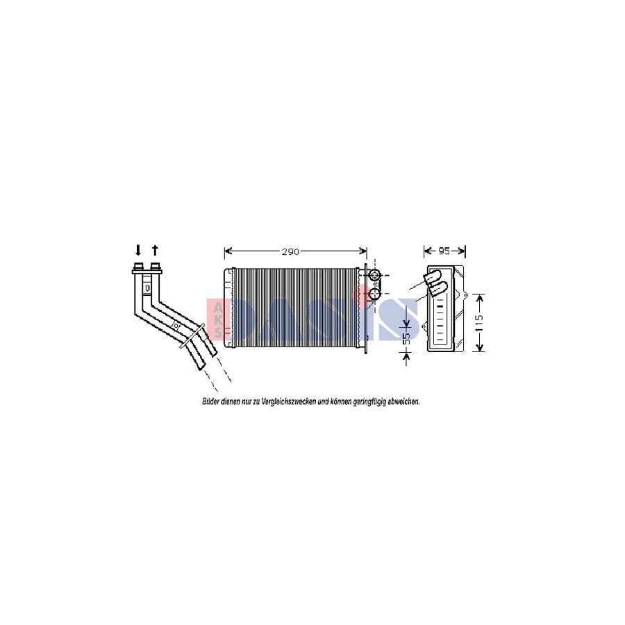 AKS Dasis 189240N Heater Matrix | ML Performance UK