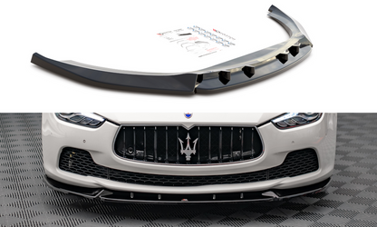 Maxton Design MA-GH-1-FD2T Front Splitter V.2 Maserati Ghibli MK3 | ML Performance UK Car Parts