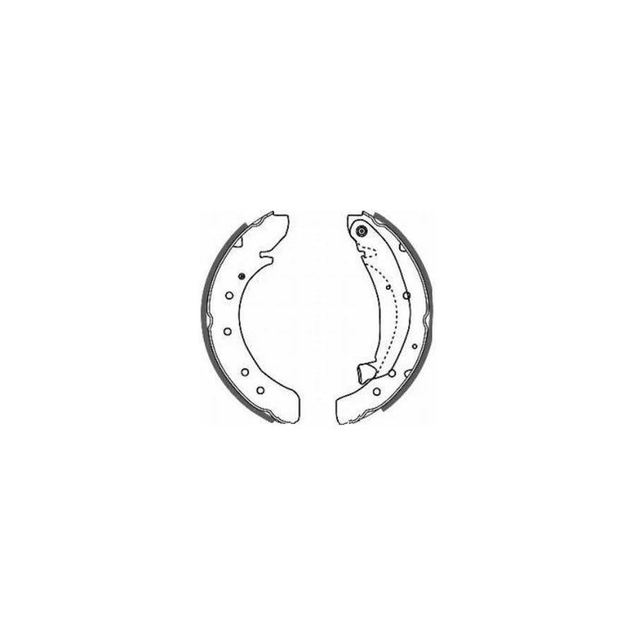 ABE C0P013ABE Brake Shoe Set